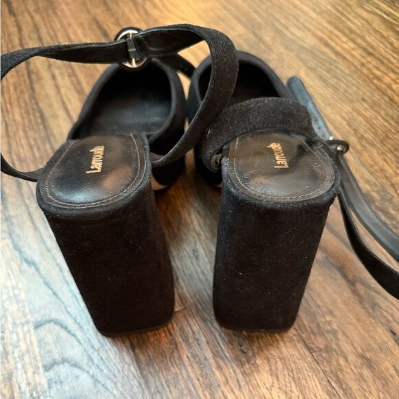 Larroude Ari Ankle Strap Platform Heels - Picture 4 of 8